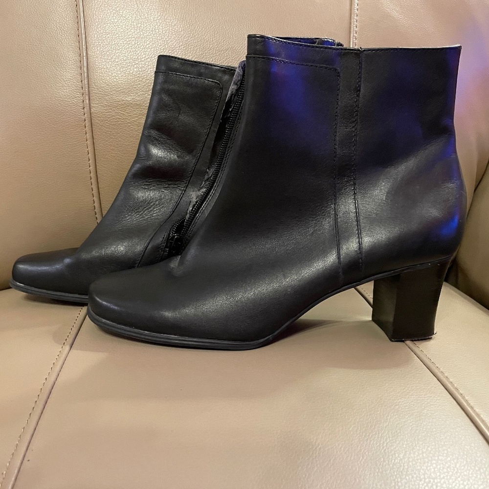 St. John’s Bay Black Ankle Boots - Size 11